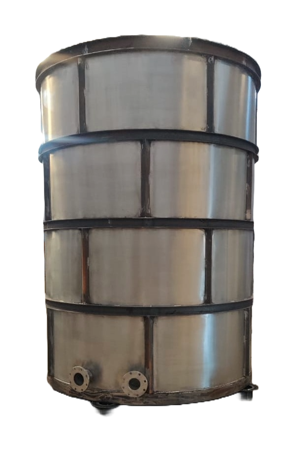 SS Tank with channel support_C SS Tank with channel support_C